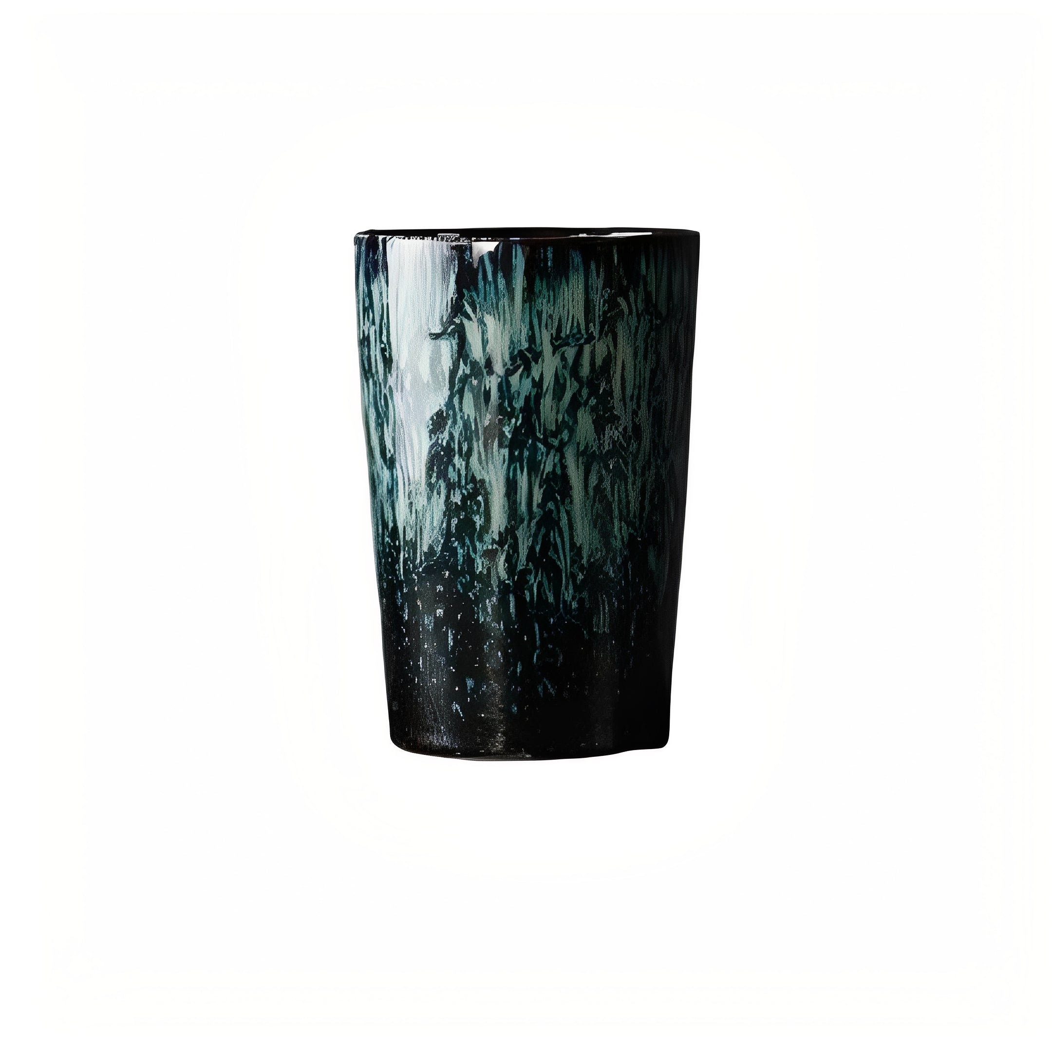 The Zenith Handcrafted Handleless Vessel 370ml : Emerald Moss - Seekcase
