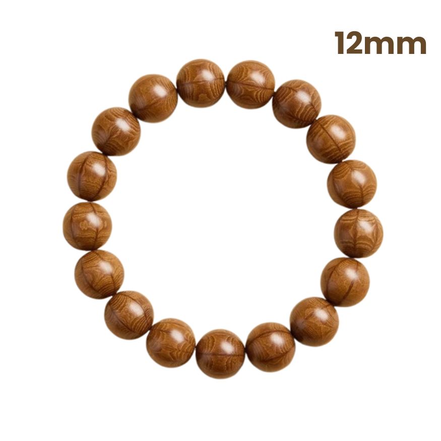 Guardian Six Paths Mala – Zen Wood Cleansing Bracelet : Brown 12mm - Seekcase